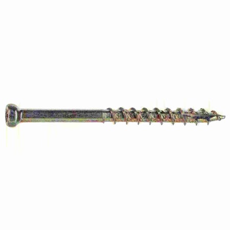 Saberdrive Deck Screw, #8 x 2 in, Steel, Trim Head, Torx Drive, 865 PK 09333